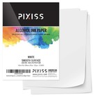 White Alcohol Ink Paper - 100 Sheets Pixiss Heavy Weight Art Paper For Alcohol I