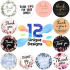 Thank You Small Stickers Rolls  2500pcs 1 Inch Thank You For Supporting My Sm   