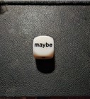 Decision Dice Yes No Maybe Novelty Dice