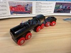 Brio Black Steam Engine Tender Thomas Train Compat Wooden Railway  33414