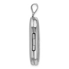 925 Sterling Silver Multi-color Epoxy Flag Locket Charm Pendant 37 6x19 1mm