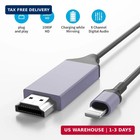  apple Mfi Certified  Lightning To Hdmi Cable Adapter For Iphone 1080p Lightning