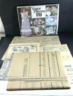  Vogue Patterns   1753  Uncut Misses  Pinafore And Gift Items Pillows   