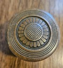 Antique Door Knob 1885 Peters Combination Lock M-11400 Brass Bronze Victorian