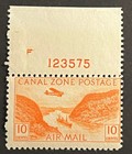 Travelstamps  Canal Zone Stamps Scott  c9  10   Airmail Mnh Og    Numbered