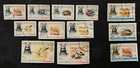 Travelstamps  Ajman Stamps - Lot Of 12 - 7 Cto Og Nh  5 Cto Ng Nh 