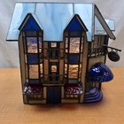 Forma Vitrum Thompson s Drug Store Stained Glass Light Up 11302 Bill Job Rare