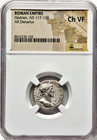 117-138 Ad Hadrian Ancient Roman Silver Denarius Rome Early 118 Ad Ngc Choice Vf