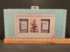 Babyprints Deluxe Wall Frame Hand Foot   Photo Pink Or Blue Background Pearhead
