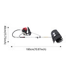 52cc Handheld 2 3hp Gas Power Sweeper Broom Snow Dirt Driveway Walkway Clean