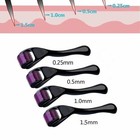 0 5mm 1mm 1 5mm 2 0mm 540 Microneedle Scar Derma Roller Derma Roller-new