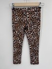 Lilly Pulitzer Luxletic Animal Print Leggings Girls Small 4 5 Leopard