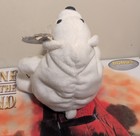Vintage Holiday 1997 Coca Cola Polar Bear Bean Bag Plush   Bottle No Plaid Bow