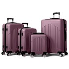 16  20  24 28  Luggage Travel 4-in-1 Set Bag Trolley Hard Shell Rolling Suitcase