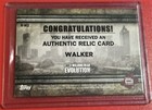 2017 Topps The Walking Dead Evolution Relics Walker  r-w2