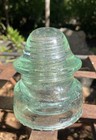 Vintage Green Yellow Mcglaughlin 20 Glass Insulator