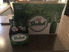 12 Grolsch Swing Man Top Resealable Green Beer Bottle 3x4 Packs In 12 Pack Case