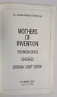 Frank Zappa Mothers Of Invention   Chicago Fillmore East Program June 13-14 1969