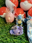 Lot Of 7 Nintendo Pokemon Blastoise Water Squirter Figure 1999 Burger King 
