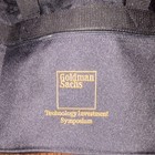 Rare Goldman Sachs Corporate Bag Black Gemline Travel Banker Bag Wall Street 