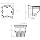 Baja Designs   Squadron Sport Amber Combo  S1 Pair Amber Wide  S1 Pair Clear Spot