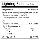 Tlava Lamp Bulb  6 Pack 25 Watt Lava Lamp Light Bulb  S11 E17 Base 120 Volt Lava
