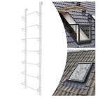 Window Well Ladder 7 Steps Steel Egress Ladder 300kg Escape Ladder 20 w X 78 3 h