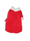 Santa Dog Costume Small Medium Red Christmas Pet Outfit Faux Front Legs New