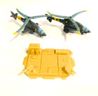 Vintage Kenner Mega Force 2 V-rocs Attack Helicopters   Helipad