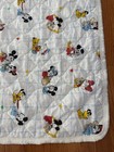 Vintage Disney Mickey Mouse   Friends Quilted Baby Blanket