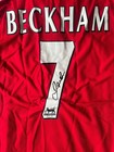 1998 David Beckham Jersey Signed Printed Coa