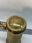Vintage  Eagle Brass Finger Pump Oiler Oil Can Flexible Spout Usa