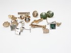 Vintage Men   s Jewelry Lot Cufflinks Tie Clips Mix