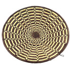 Vintage Native American Southwestern 16  Coiled Woven Basket Mid Century