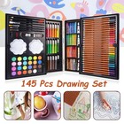 145pcs Art Drawing Set Kit For Kids Children Teens Adults Supplies Paint Pencil
