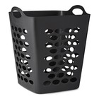 Square Laundry Hamper Durable Plastic W  Ventilation Holes Clothes Storage New