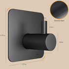 Adhesive Wall Hooks Heavy Duty Waterproof Shower Towel Hooks 6 Pack