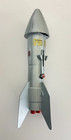      Vintage 1957 Astro Mfg Rocket Space Ship Coin Bank- Berzac Corp - No Key