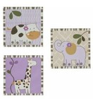 Brand New Cocalo Canvas Art Decor 3 Wall Decor Baby Girl Room