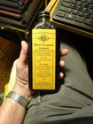 Antique Quack Medicine Bottle label full  black Diamond Liniment vg Man Animals
