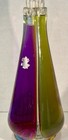 Vintage Four Chamber Glass Decanter Made In France Fait Main W all 4 Stoppers