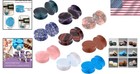 Amethyst  Turquoise  Agate Stone Gauges - 1  Ear Expanders