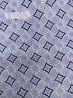 Eton Pocket Square Men Purple Pink Geometric Silk Contrast Border Nwt 13 X 13 In