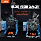 Vevor 50kg Rotary Welding Positioner 0-90   Positioning Turntable Table 0 5-6rpm