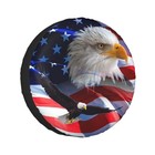 14 Inch Spare Tire Cover 14  For Tire Diameter 25 59 -27 2  65-69cm Bald Eagle
