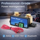 Smart Shunt 500a Bluetooth Battery Monitor 6 5-70v 12v 24v 48v 4659003bf063