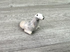 Vintage Hand Carved Seal Onyx Stone Marble Sea Lion Gray Collectable