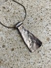 Silpada Hammered Sterling Silver Pendant Necklace 18    Long
