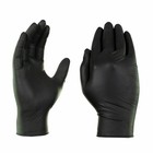 1st Choice Black Nitrile Disposable Exam medical Gloves 3 Mil  Latex-free  100
