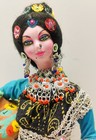 Handmade Vintage Traditional Pakistani Folk Ethnic Costume Doll Water Pot 13 5 